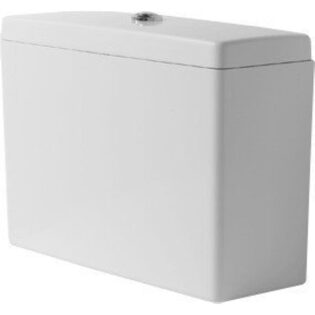 Duravit Philippe Starck 3 duoblokreservoir compleet BIG 47x21cm zij en achter aansluiting wit 0928000005