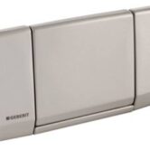 Geberit Highline bedieningspaneel geborsteld rvs voor Geberit Twinline inbouwreservoir (UP130)
