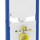 Geberit Duofix 3-in-1 set van wc-element (2025) met Sigma UP720 inbouwreservoir 8cm 6/3 liter spoeling incl. wandankers en geluidsisolatiemat