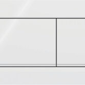 Geberit Sigma 20 (ex Sigma 30) bedieningspaneel glans wit/mat wit voor Sigma reservoirs 8cm (UP720) en 12cm (UP320)