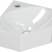 Saqu Tarvos Fontein 27x27x10 cm Glans Wit