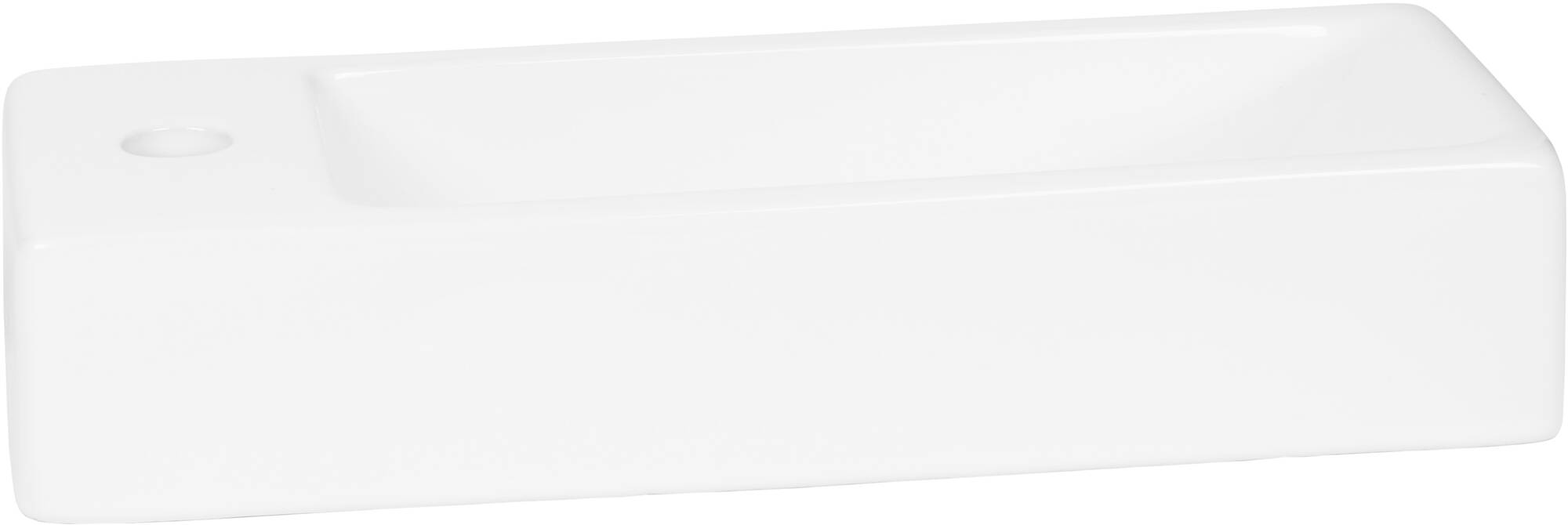 Saqu Soon fontein links 38x14x8cm wit