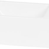 Saqu Trento fontein met kraangat rechts 30,5x18x11cm wit