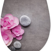 Saqu toiletbril met softclose en quickrelease 36,6x42,9cm multi