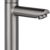 Saqu Shine verhoogde fonteinkraan gunmetal pvd-coating