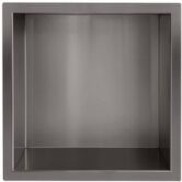 Saqu Shine inbouwnis 30x30x10 cm gunmetal pvd-coating