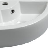 Saqu Bound Fontein 1 kraangat 44,5x32,5x13 cm Wit