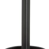Tiger Tune toiletborstel met houder vrijstaand 9,1x9,1x37,9cm geborsteld metaal/zwart