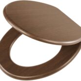 Tiger Douglas toiletzitting met softclose en quickrelease 37,5x43x5,2 cm walnoot