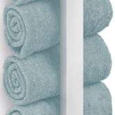 ZACK Linea Handdoekhouder 8x7x40cm geborsteld RVS