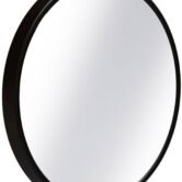 Sjithouse ronde toilet spiegel Ø40cm mat zwart