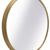 Sjithouse ronde toilet spiegel Ø40cm messing