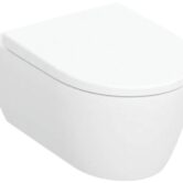 Geberit iCon hangtoilet randloos KeraTect incl. softclose toiletbril met quickrelease glans wit