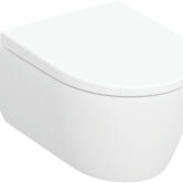 Geberit iCon hangtoilet randloos incl. softclose toiletbril met quickrelease glans wit