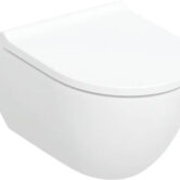 Geberit Acanto randloos vuilafstotend hangtoilet met toiletbril wit