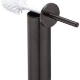 Geesa Nemox Closetborstelgarnituur Ø8,2x37,1 cm Brushed Black Metal