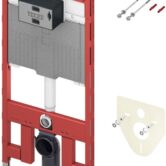 TECE Profil 3-in-1 set van wc-element met Octa II inbouwreservoir incl. wandankers en geluidsisolatiemat