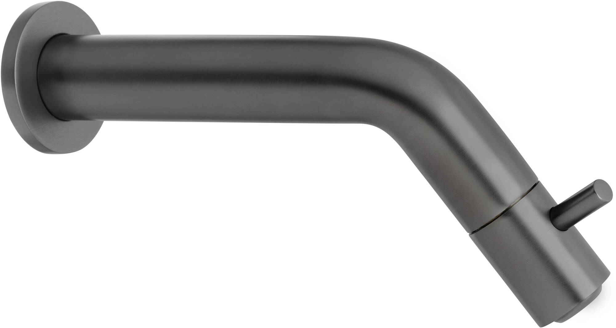 Saqu Stream wand fonteinkraan metal black