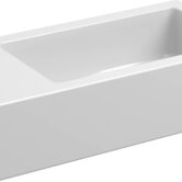 Clou Flush 3 fontein zonder kraangat 36x18cm wit