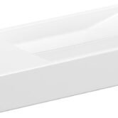 Clou Mini Wash Me Fontein Kraangat Links 45x19x7 cm Wit