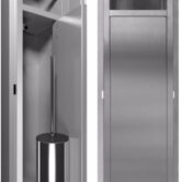 Looox Closed inbouw closetborstel/rolhouder rvs geborsteld