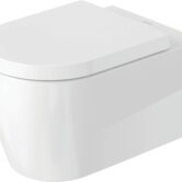 Duravit ME by Starck randloos hangtoilet inclusief toiletbril 37x57x35,5cm Wit