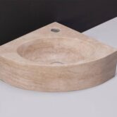 Forzalaqua Turino Fontein 1 KRG 30x30x10 cm Travertin gezoet
