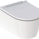 Geberit One hangtoilet met TurboFlush en toiletbril wit
