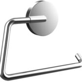 Emco Round toiletrolhouder zonder klep 14,4x2,3x10,3cm chroom