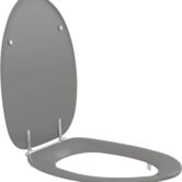 Pressalit Dania Closetzitting Met Deksel En Stabilisatiebuffers/Doorlopend Scharnier 37x45 cm 37x45 cm Antraciet
