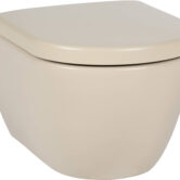 Saqu Poma hangtoilet Swirlflush mat beige