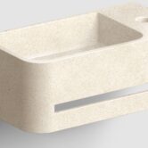 Clou InBe fontein met kraangat rechts Beige Microrazzo Beton
