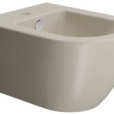 Ben Segno Wandbidet Compact Verdekte Ophanging 50x36 cm Mat Beige Xtra Glaze