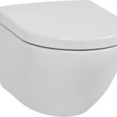 Saqu Poma hangtoilet Swirlflush incl. toiletbril glans wit