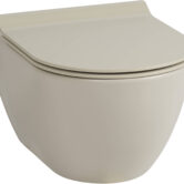 Ben Segno 2.0 hangtoilet compact Xtra glaze+ Free flush mat beige