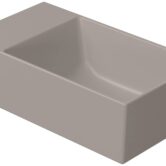 Ben Stelvio beton grijze fontein met doorslaanbaar kraangat 40x23x12cm