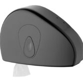 PlastiQline PlastiQline mini jumboroldispenser + restrolsysteem PQBMiniSRJ - zwart