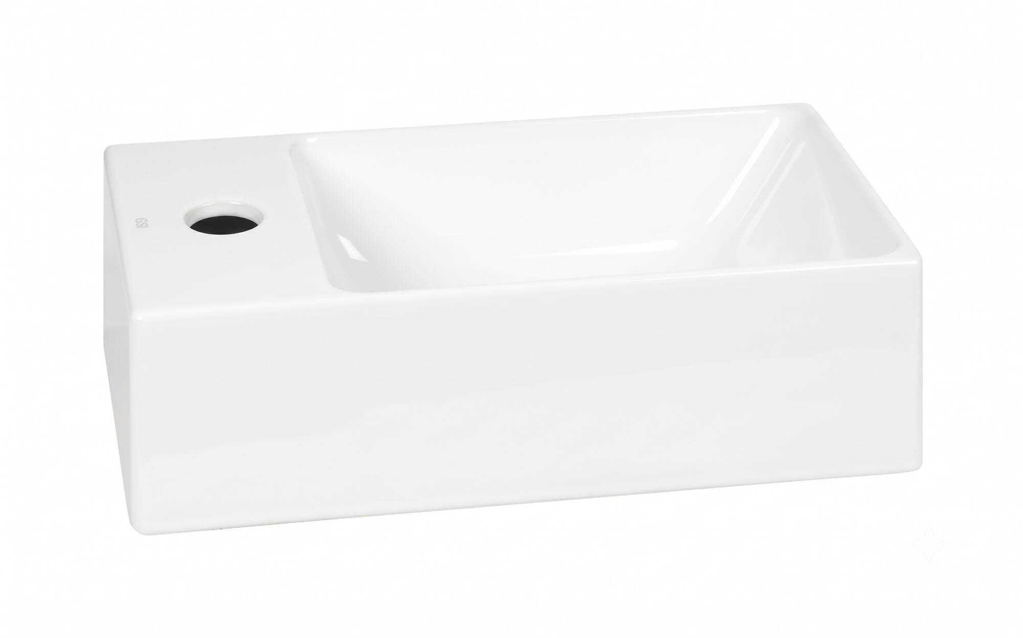 Ben Stelvio Fontein 40x23x12 cm 1 krg links Mat Wit