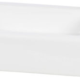 Saqu Trento fontein rechts 36x18cm glanzend wit